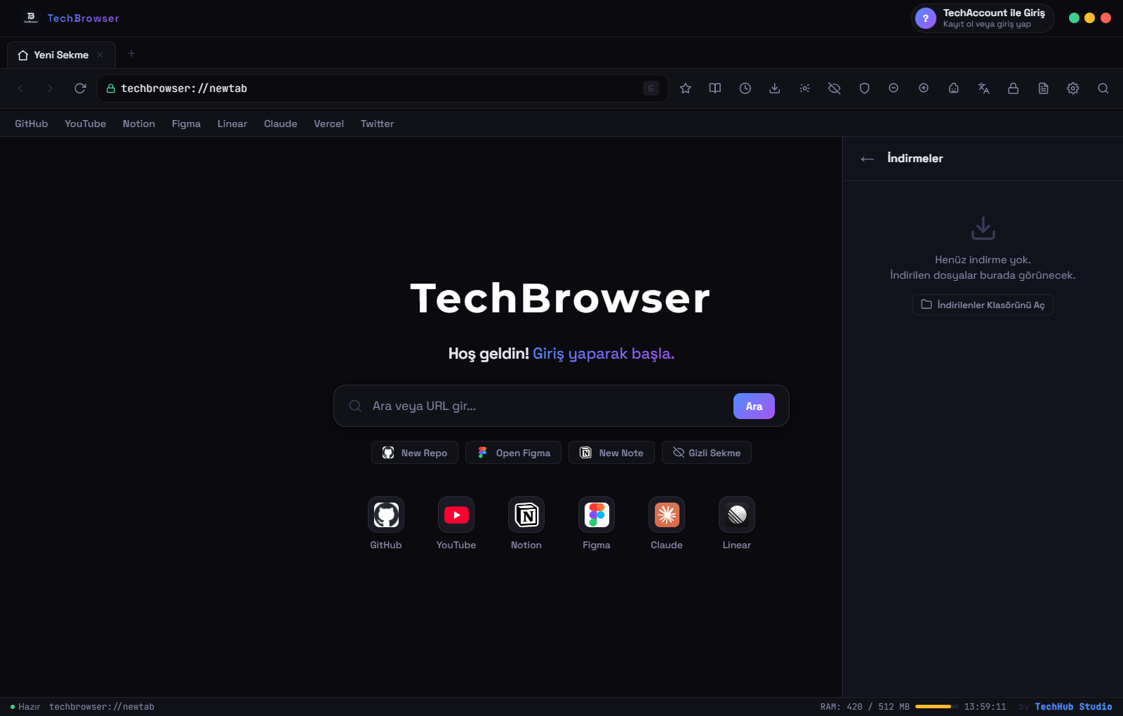 TechBrowser İndirmeler